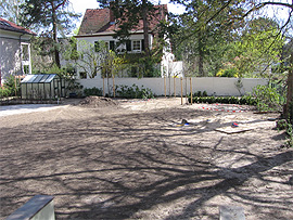 Garten vor der Neugestaltung